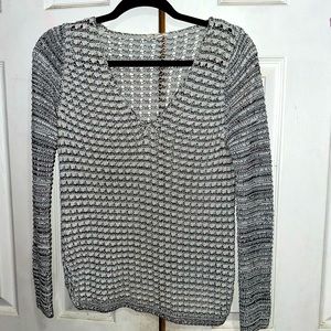 Salt and pepper Helmet Lang sweater